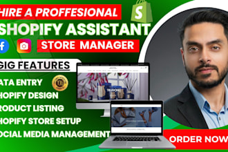 do shopify virtual assistant shopify store manager expert shopify website design