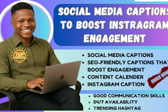 write eye catching social media captions to boost your instagram engagement
