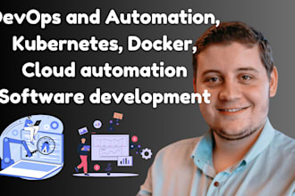 create devops and automation, kubernetes, docker, cloud automation software