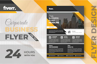 design flyer for real estate, corporate, health, business and other