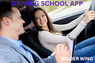 build driving school app, driving instructor app, driving school management app