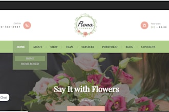 design luxurious flower shopify store floral store florist website gift card web