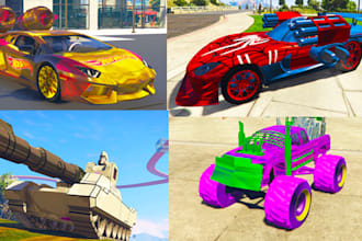 create vehicle, cars custom in gta 5 mods fivem