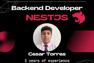 develop your backend application using nestjs
