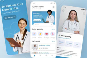 develop healthcare app, fitness app, telemedicine app, ai medical website