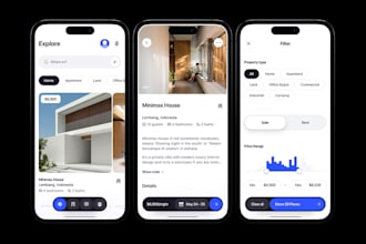 build real estate app and property management app