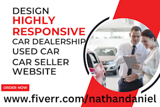 design a sleek car dealer website for lead generation
