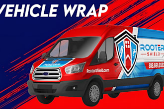 do awesome van wrap  ,car wrap ,vehicle wrap design