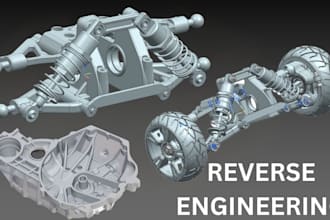 do reverse engineering from 3d scan data stl obj data to step iges auto chassis