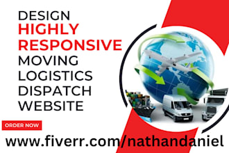 design a custom website for your trucking or moving business