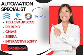 do kvcore rei reply lofty crm sierra follow up boss chime interactive automation