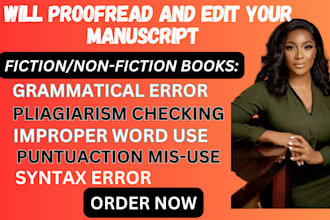 proofread and edit your business book manuscript professionally