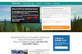 design real estate investor carrot website with SEO optimization