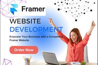 design or develop stunning website using webflow or framer expert