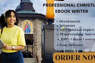 be your inspired christian ebook writer sermon self help ebook writing editor