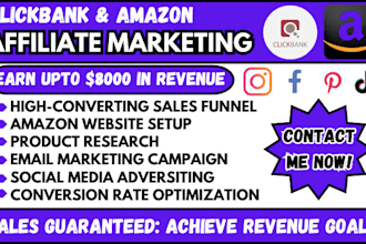 setup clickbank affiliate marketing amazon affiliate website sales funnel