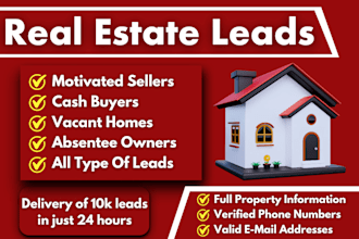 do active cash buyer, motivated seller real estate leads with skip tracing