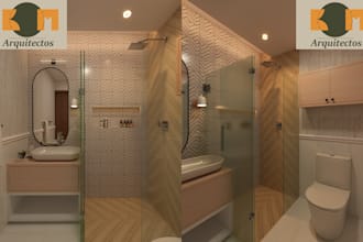 design your dream bathroom, render and interior design
