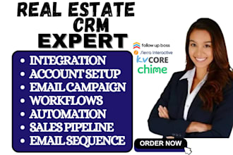 setup real estate crm kvcore airtable lofty crm pipedrive apptivo automation
