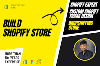 develop shopify dropshipping store or shopify website design