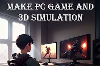 develop or program 3d unity games for PC
