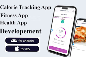 develop nutrition calories tracking mobile app