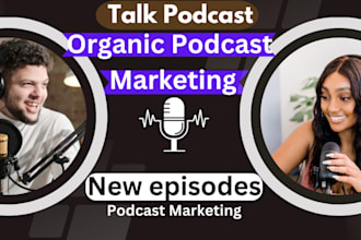 do full time podcast promotion and advertising organically