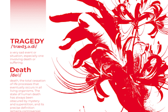 make grunge style poster design