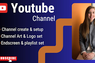 do professional youtube channel create and setup