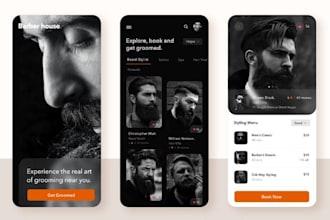 develop barber app, beauty salon app, hair stylist app, barber shop app