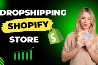 build shopify store, shopify dropshipping website in 24 hours