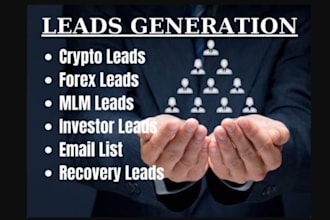 generate active and verified 2000 crypto and forex  leads