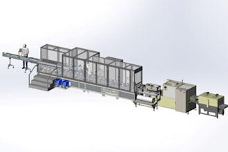 do 3d modeling for automated machines and manufacturing lines