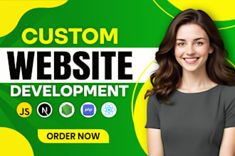 do full stack website development, custom business website, full stack developer