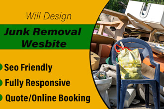 desing junk removal website