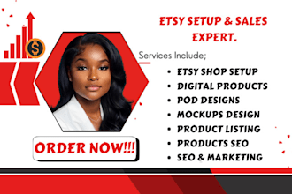 design etsy digital products, etsy shop, digital products, etsy shop setup, etsy