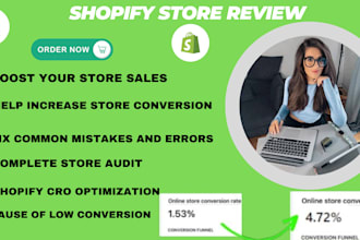 review, audit, and optimize your shopify dropshipping  store
