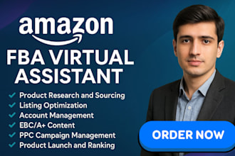 be your amazon fba virtual assistant for private label and PPC