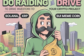 do raiding to drive investors to your crypto project solana, xrp, sui meme coin
