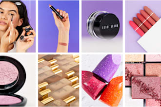 photograph beauty, cosmetic products and swatches