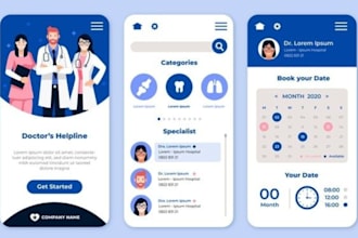 develop appointment booking app for doctors and patients