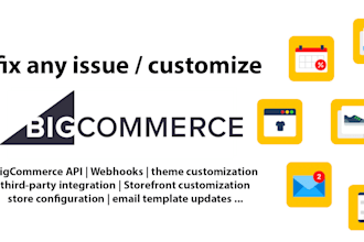 fix any issues on bigcommerce