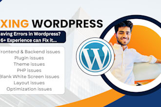 resolve wordpress major issues,critical errors and problems