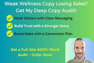 audit your website copy to boost wellness sales