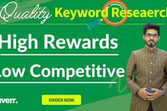 do high rewards and low competitive keyword research and competitor analysis