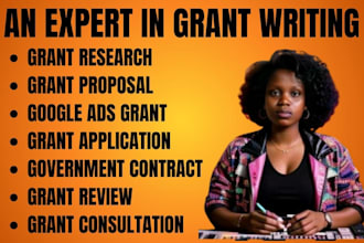write grant proposal review application google ads grant research consultation