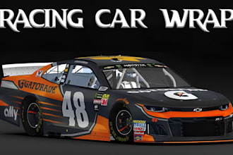 do itasha car wrap, racing car design and car wrap design