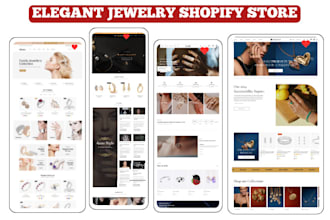 design elegant jewelry shopify fashion shopify store fashion jewelry website