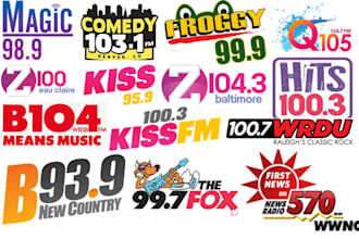 do music airplay and promote your business on north carolina, maryland radio