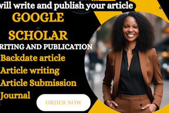backdate write and publish article in google scholar writing and publication